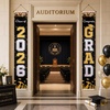 image:imageG2PLUS 2026 Graduation Porch Banner  Class of 2026 Banner Congrats Grad Porch Signs 71x12 inches Black Gold Graduation Decoration 2026 for Indoor Outdoor Wall Decor Party SuppliesBlack Gold  Congrats Grad