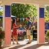 image:imageG2PLUS 2026 Graduation Porch Banner  Class of 2026 Banner Congrats Grad Porch Signs 71x12 inches Black Gold Graduation Decoration 2026 for Indoor Outdoor Wall Decor Party SuppliesRed White Blue  USA Flags