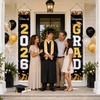 image:imageG2PLUS 2026 Graduation Porch Banner  Class of 2026 Banner Congrats Grad Porch Signs 71x12 inches Black Gold Graduation Decoration 2026 for Indoor Outdoor Wall Decor Party SuppliesBlack Gold  Congrats Grad
