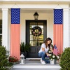 image:imageG2PLUS 2026 Graduation Porch Banner  Class of 2026 Banner Congrats Grad Porch Signs 71x12 inches Black Gold Graduation Decoration 2026 for Indoor Outdoor Wall Decor Party SuppliesRed White Blue  USA Flags