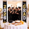 image:imageG2PLUS 2026 Graduation Porch Banner  Class of 2026 Banner Congrats Grad Porch Signs 71x12 inches Black Gold Graduation Decoration 2026 for Indoor Outdoor Wall Decor Party SuppliesBlack Gold  Congrats Grad