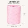 image:imageG2PLUS 218 Yards Raffia Paper Craft Ribbon 14 Inch Wide Raffia Ribbon Black Packing Paper String for Gift Wrapping DIY Arts amp Crafts Halloween Christmas Holiday DecorPink