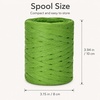 image:imageG2PLUS 218 Yards Raffia Paper Craft Ribbon 14 Inch Wide Raffia Ribbon Black Packing Paper String for Gift Wrapping DIY Arts amp Crafts Halloween Christmas Holiday DecorGreen