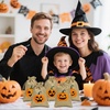 image:imageG2PLUS 24Pcs Thanksgiving Burlap Gift Bags  4X6 In Drawstring Goodies Treat Bags 8 Styles Pumpkin Gift Candy Pouches with Ghost Tags for Autumn Thanksgiving Halloween Party Favors8 Styles Pumpkin 4X6