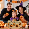 image:imageG2PLUS 24Pcs Thanksgiving Burlap Gift Bags  4X6 In Drawstring Goodies Treat Bags 8 Styles Pumpkin Gift Candy Pouches with Ghost Tags for Autumn Thanksgiving Halloween Party Favors8 Styles Pumpkin 5X7