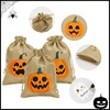 image:imageG2PLUS 24Pcs Thanksgiving Burlap Gift Bags  4X6 In Drawstring Goodies Treat Bags 8 Styles Pumpkin Gift Candy Pouches with Ghost Tags for Autumn Thanksgiving Halloween Party Favors8 Styles Pumpkin 5X7