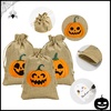 image:imageG2PLUS 24Pcs Thanksgiving Burlap Gift Bags  4X6 In Drawstring Goodies Treat Bags 8 Styles Pumpkin Gift Candy Pouches with Ghost Tags for Autumn Thanksgiving Halloween Party Favors8 Styles Pumpkin 4X6