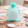 image:imageG2PLUS 25PCS Drawsring Organza Bags 5x7 inches  Light Green Organza Gift Bag Sheer Mesh Pouches for Candy Jewelry Fruits Wedding Party FavorsAqua Blue