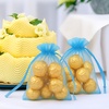 image:imageG2PLUS 25PCS Drawsring Organza Bags 5x7 inches  Light Green Organza Gift Bag Sheer Mesh Pouches for Candy Jewelry Fruits Wedding Party FavorsBlue