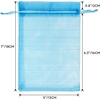 image:imageG2PLUS 25PCS Drawsring Organza Bags 5x7 inches  Light Green Organza Gift Bag Sheer Mesh Pouches for Candy Jewelry Fruits Wedding Party FavorsBlue