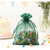 image:imageG2PLUS 25PCS Drawsring Organza Bags 5x7 inches  Light Green Organza Gift Bag Sheer Mesh Pouches for Candy Jewelry Fruits Wedding Party FavorsDark Green