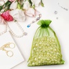 image:imageG2PLUS 25PCS Drawsring Organza Bags 5x7 inches  Light Green Organza Gift Bag Sheer Mesh Pouches for Candy Jewelry Fruits Wedding Party FavorsGreen