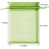 image:imageG2PLUS 25PCS Drawsring Organza Bags 5x7 inches  Light Green Organza Gift Bag Sheer Mesh Pouches for Candy Jewelry Fruits Wedding Party FavorsGreen
