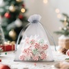 image:imageG2PLUS 25PCS Drawsring Organza Bags 5x7 inches  Light Green Organza Gift Bag Sheer Mesh Pouches for Candy Jewelry Fruits Wedding Party FavorsGrey