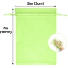image:imageG2PLUS 25PCS Drawsring Organza Bags 5x7 inches  Light Green Organza Gift Bag Sheer Mesh Pouches for Candy Jewelry Fruits Wedding Party FavorsLight Green
