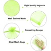 image:imageG2PLUS 25PCS Drawsring Organza Bags 5x7 inches  Light Green Organza Gift Bag Sheer Mesh Pouches for Candy Jewelry Fruits Wedding Party FavorsLight Green