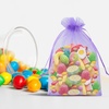 image:imageG2PLUS 25PCS Drawsring Organza Bags 5x7 inches  Light Green Organza Gift Bag Sheer Mesh Pouches for Candy Jewelry Fruits Wedding Party FavorsLight Purple