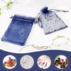 image:imageG2PLUS 25PCS Drawsring Organza Bags 5x7 inches  Light Green Organza Gift Bag Sheer Mesh Pouches for Candy Jewelry Fruits Wedding Party FavorsNavy Blue