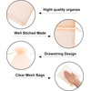 image:imageG2PLUS 25PCS Drawsring Organza Bags 5x7 inches  Light Green Organza Gift Bag Sheer Mesh Pouches for Candy Jewelry Fruits Wedding Party FavorsPeach
