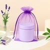 image:imageG2PLUS 25PCS Drawsring Organza Bags 5x7 inches  Light Green Organza Gift Bag Sheer Mesh Pouches for Candy Jewelry Fruits Wedding Party FavorsPurple