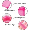 image:imageG2PLUS 25PCS Drawsring Organza Bags 5x7 inches  Light Green Organza Gift Bag Sheer Mesh Pouches for Candy Jewelry Fruits Wedding Party FavorsRose Red