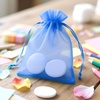 image:imageG2PLUS 25PCS Drawsring Organza Bags 5x7 inches  Light Green Organza Gift Bag Sheer Mesh Pouches for Candy Jewelry Fruits Wedding Party FavorsRoyal Blue