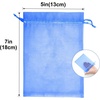 image:imageG2PLUS 25PCS Drawsring Organza Bags 5x7 inches  Light Green Organza Gift Bag Sheer Mesh Pouches for Candy Jewelry Fruits Wedding Party FavorsRoyal Blue