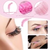 image:imageG2PLUS 300PCS Crystal Eyelash Extension Supplies Kit 100PCS Disposable Lip Wands Mascara Brush Applicators Glitter Micro Swabs for Eyebrow Eyelash Extension and Makeup Kits PinkPink