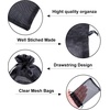 image:imageG2PLUS 30PCS Black Oragnza Bags 4x6 In  Drawstring Organza Bags Sheer Mesh Jewelry Pouches Candy Gift Wrap Pouches for Halloween Christmas Wedding Party Favors
