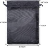 image:imageG2PLUS 30PCS Black Oragnza Bags 4x6 In  Drawstring Organza Bags Sheer Mesh Jewelry Pouches Candy Gift Wrap Pouches for Halloween Christmas Wedding Party Favors