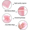 image:imageG2PLUS 30PCS Blush Pink Oragnza Bags 4x6 In  Drawstring Organza Bags Sheer Mesh Jewelry Pouches Candy Gift Wrap Pouches for Christmas Birthday Wedding Party Favors
