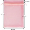 image:imageG2PLUS 30PCS Blush Pink Oragnza Bags 4x6 In  Drawstring Organza Bags Sheer Mesh Jewelry Pouches Candy Gift Wrap Pouches for Christmas Birthday Wedding Party Favors
