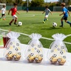 image:imageG2PLUS 30PCS Sports Theme Organza Bags 4x6 Sheer Mesh Drawstring Pouches for Football Party Favors Game Day Party Treat Bags for Kids Birthday amp Team GiftsWhite