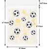 image:imageG2PLUS 30PCS Sports Theme Organza Bags 4x6 Sheer Mesh Drawstring Pouches for Football Party Favors Game Day Party Treat Bags for Kids Birthday amp Team GiftsWhite