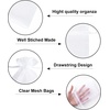image:imageG2PLUS 30PCS White Oragnza Bags 4x6 In  Drawstring Organza Bags Sheer Mesh Jewelry Pouches Candy Gift Wrap Pouches for Christmas Baby Shower Wedding Party Favors