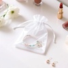 image:imageG2PLUS 30PCS White Oragnza Bags 4x6 In  Drawstring Organza Bags Sheer Mesh Jewelry Pouches Candy Gift Wrap Pouches for Christmas Baby Shower Wedding Party Favors