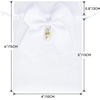 image:imageG2PLUS 30Pcs Rose Organza Bags 4x6 InchPink Wedding Favor Bags Sheer Mesh Jewelry Pouches with Drawstring for Bridal Shower Baby Shower Valentines Day Party FavorsWhite Bow
