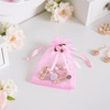 image:imageG2PLUS 30Pcs Rose Organza Bags 4x6 InchPink Wedding Favor Bags Sheer Mesh Jewelry Pouches with Drawstring for Bridal Shower Baby Shower Valentines Day Party FavorsPink Rose Flower