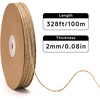 image:imageG2PLUS 328FT Jute Twine 2mm 3 Ply Natural Craft Twine String for Gift Wrapping DIY Crafts Gardening amp Home UseBrown