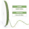 image:imageG2PLUS 328FT Jute Twine 2mm 3 Ply Natural Craft Twine String for Gift Wrapping DIY Crafts Gardening amp Home UseSage Green
