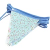 image:imageG2PLUS 39Ft Triangle Bunting Banner Green Blue Cotton Pennant Banner 42pcs Reusable Fabric Triangle Flags Party Decoration for Wedding Birthday Garden Party Spring Picnic Baby Shower DecorationsBlue
