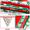 image:imageG2PLUS 39Ft Triangle Bunting Banner Green Blue Cotton Pennant Banner 42pcs Reusable Fabric Triangle Flags Party Decoration for Wedding Birthday Garden Party Spring Picnic Baby Shower DecorationsRed  Green