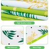 image:imageG2PLUS 39Ft Triangle Bunting Banner Green Blue Cotton Pennant Banner 42pcs Reusable Fabric Triangle Flags Party Decoration for Wedding Birthday Garden Party Spring Picnic Baby Shower DecorationsGreen White