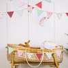 image:imageG2PLUS 39Ft Triangle Bunting Banner Green Blue Cotton Pennant Banner 42pcs Reusable Fabric Triangle Flags Party Decoration for Wedding Birthday Garden Party Spring Picnic Baby Shower DecorationsRed  White  Blue