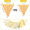 image:imageG2PLUS 39Ft Triangle Bunting Banner Green Blue Cotton Pennant Banner 42pcs Reusable Fabric Triangle Flags Party Decoration for Wedding Birthday Garden Party Spring Picnic Baby Shower DecorationsYellow
