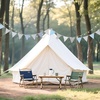 image:imageG2PLUS 39Ft Triangle Bunting Banner Green Blue Cotton Pennant Banner 42pcs Reusable Fabric Triangle Flags Party Decoration for Wedding Birthday Garden Party Spring Picnic Baby Shower DecorationsGrey  Blue