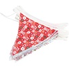 image:imageG2PLUS 39Ft Triangle Bunting Banner Green Blue Cotton Pennant Banner 42pcs Reusable Fabric Triangle Flags Party Decoration for Wedding Birthday Garden Party Spring Picnic Baby Shower DecorationsRed  White  Blue