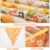 image:imageG2PLUS 39Ft Triangle Bunting Banner Green Blue Cotton Pennant Banner 42pcs Reusable Fabric Triangle Flags Party Decoration for Wedding Birthday Garden Party Spring Picnic Baby Shower DecorationsYellow