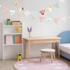 image:imageG2PLUS 39Ft Triangle Bunting Banner Green Blue Cotton Pennant Banner 42pcs Reusable Fabric Triangle Flags Party Decoration for Wedding Birthday Garden Party Spring Picnic Baby Shower DecorationsPink  Green