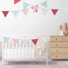 image:imageG2PLUS 39Ft Triangle Bunting Banner Green Blue Cotton Pennant Banner 42pcs Reusable Fabric Triangle Flags Party Decoration for Wedding Birthday Garden Party Spring Picnic Baby Shower DecorationsRed  White  Blue